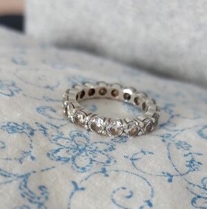 Deborah Freund Elegant Eternity Band with 5A Cubic Zirconia